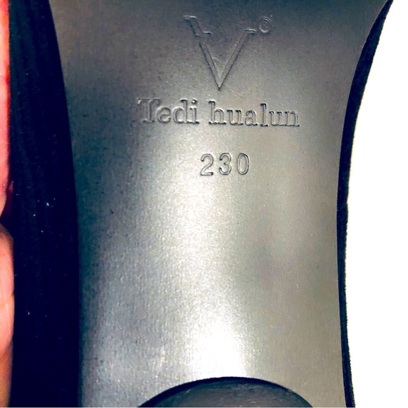 Heeled Loafer (RARE) Tedi Hualun Black size 6 - Picture 12 of 13